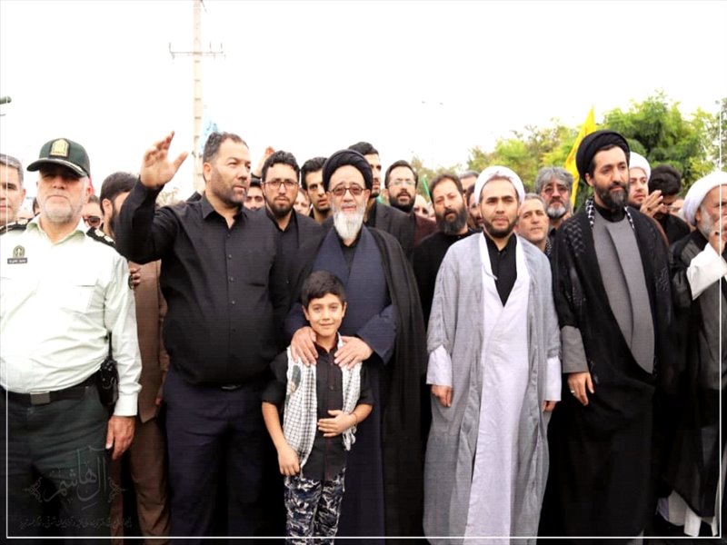 حضور نماینده ولی فقیه در پیاده روی جاماندگان اربعین تبریز
