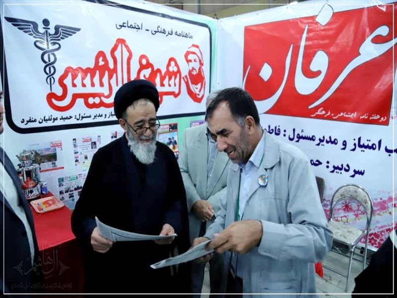 بازدید نماینده ولی فقیه در استان از نمایشگاه بین‌المللی کتاب تبریز