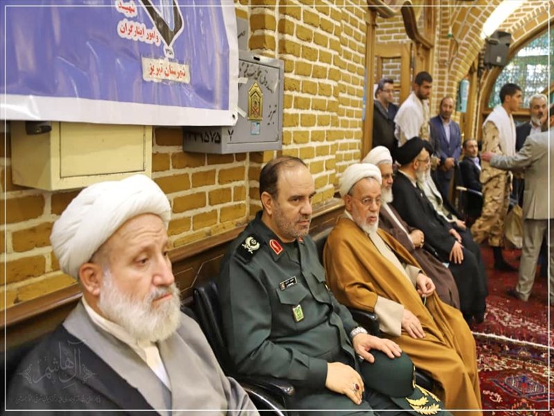 چهلمین سالگرد شهادت اولین شهید محراب انقلاب اسلامی در تبریز برگزار شد