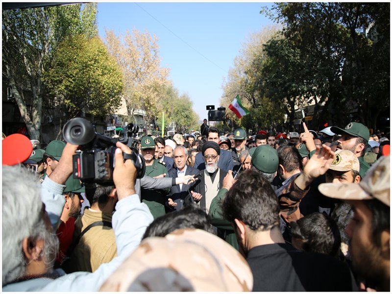 مراسم تشییع پیکر مطهر شهید فرهنگی والا در تبریز