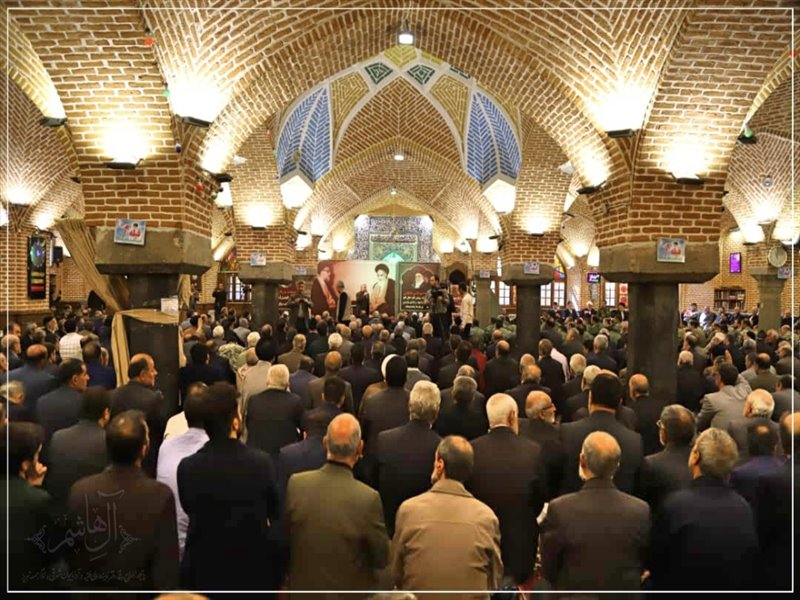 چهلمین سالگرد شهادت اولین شهید محراب انقلاب اسلامی در تبریز برگزار شد