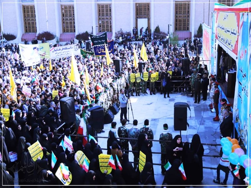 راهپیمایی یوم الله ۱۳ آبان در تبریز