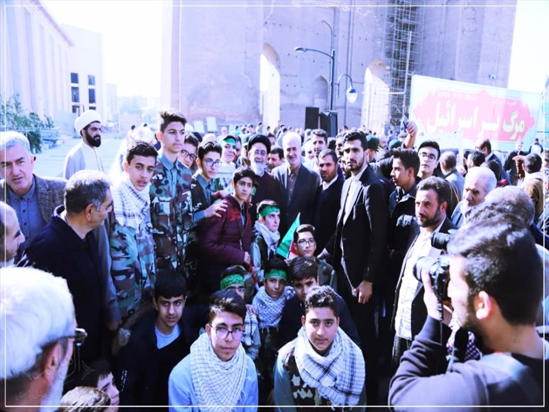 راهپیمایی یوم الله ۱۳ آبان در تبریز