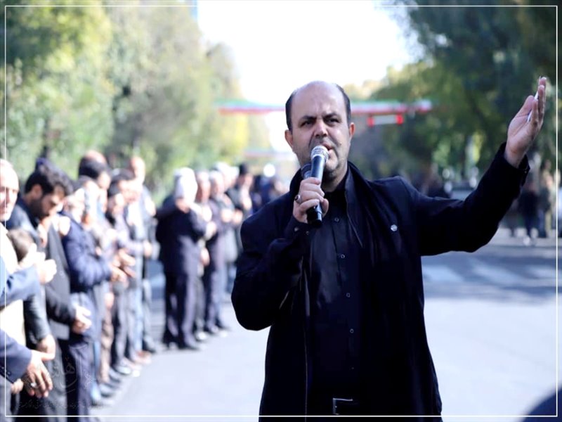 مراسم عزاداری و سینه زنی مردم تبریز به مناسبت شهادت حضرت امام حسن عسکری (ع)