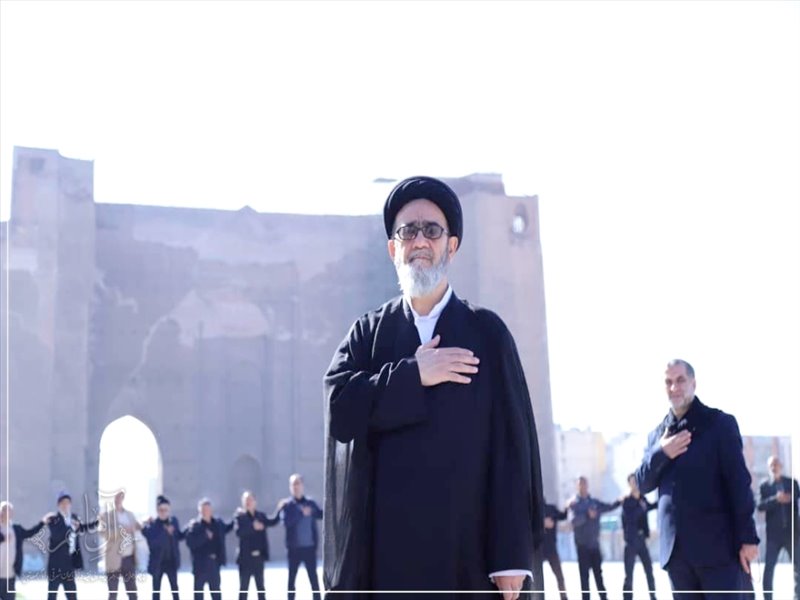 مراسم عزاداری و سینه زنی مردم تبریز به مناسبت شهادت حضرت امام حسن عسکری (ع)