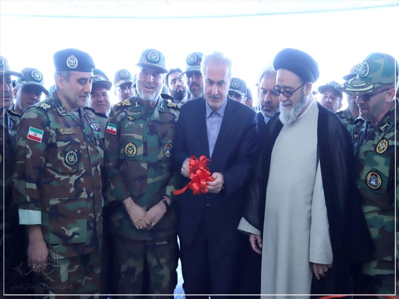 آئین افتتاح فاز دوم بیمارستان امام علی (ع) نیروی زمینی ارتش در تبریز