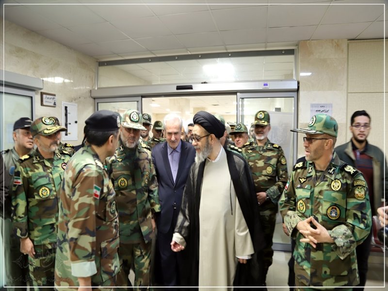 آئین افتتاح فاز دوم بیمارستان امام علی (ع) نیروی زمینی ارتش در تبریز