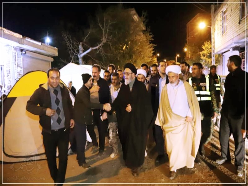 ابلاغ پیام همدردی رهبر معظم انقلاب به زلزله زدگان