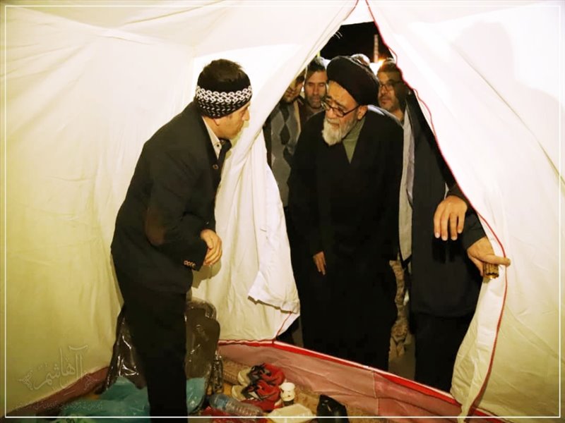 ابلاغ پیام همدردی رهبر معظم انقلاب به زلزله زدگان
