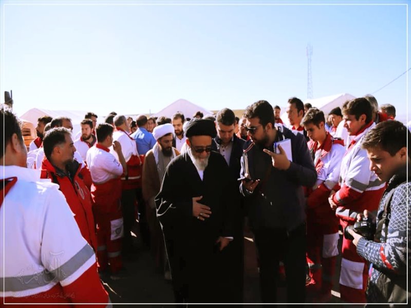 ابلاغ پیام همدردی رهبر معظم انقلاب به زلزله زدگان