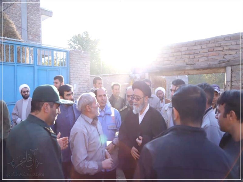 حضور حجت الاسلام والمسلمین آل هاشم در روستاهای زلزله زده سراب