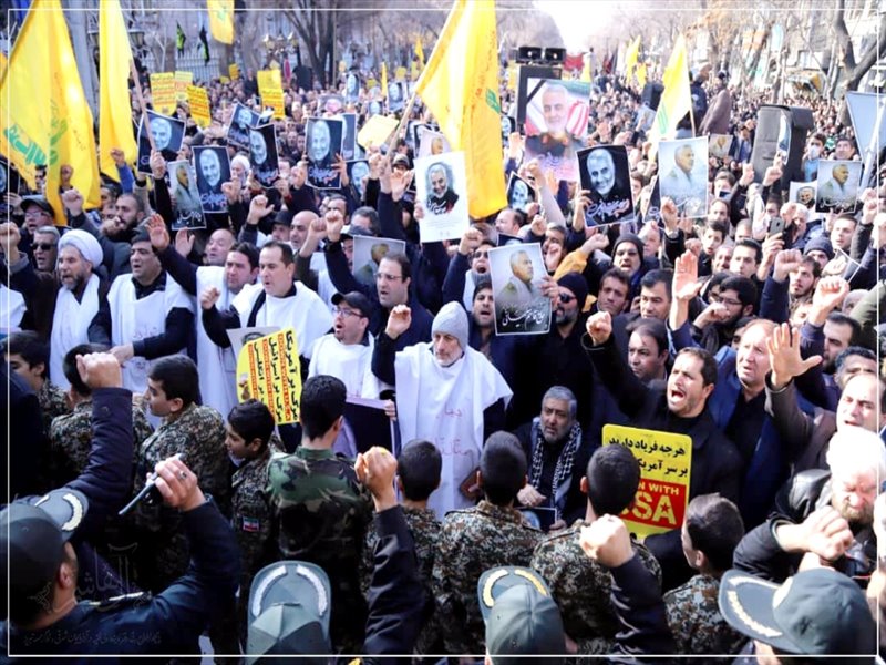 محکومیت ترور ناجوانمردانه سردار سپهبد حاج قاسم سلیمانی