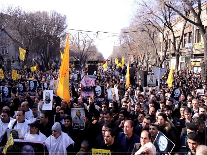 محکومیت ترور ناجوانمردانه سردار سپهبد حاج قاسم سلیمانی