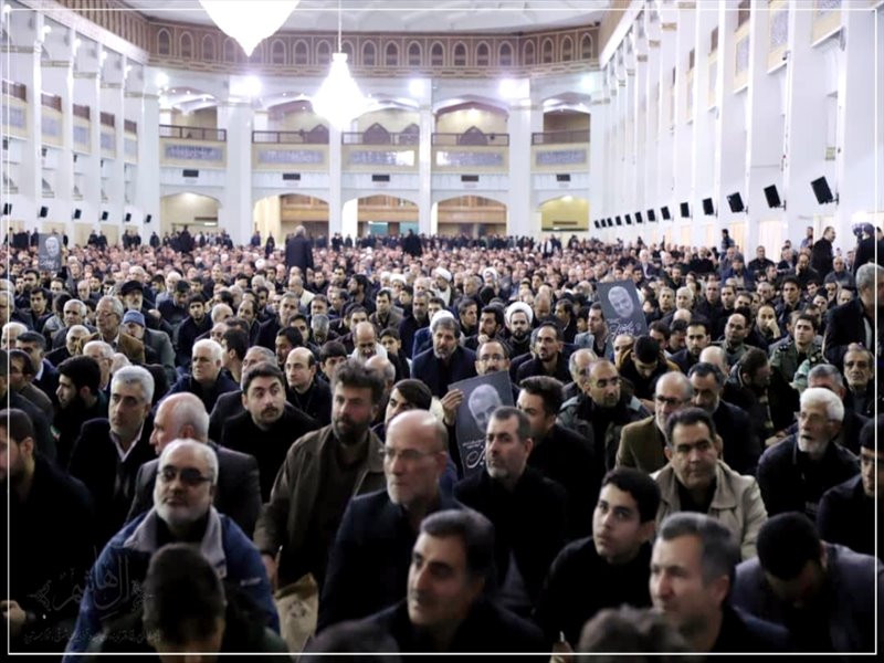 مراسم بزرگداشت شهید سپهبد حاج قاسم سلیمانی در تبریز