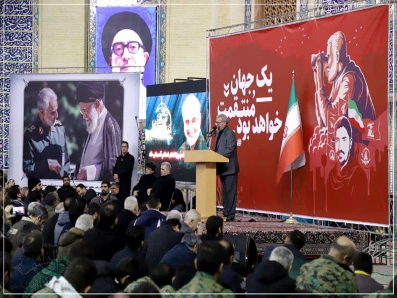 مراسم بزرگداشت شهید سپهبد حاج قاسم سلیمانی در تبریز