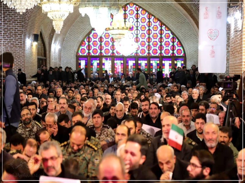 بزرگداشت شهید حاج قاسم سلیمانی در مسجد جامع تبریز