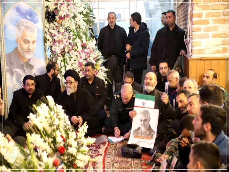 بزرگداشت شهید حاج قاسم سلیمانی در مسجد جامع تبریز
