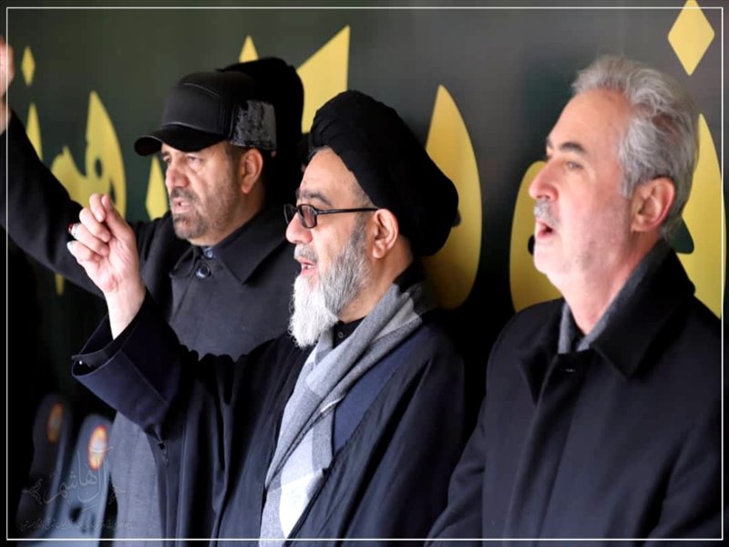 راهپیمایی مردم تبریز در حمایت از سپاه پاسداران و نیروهای مسلح