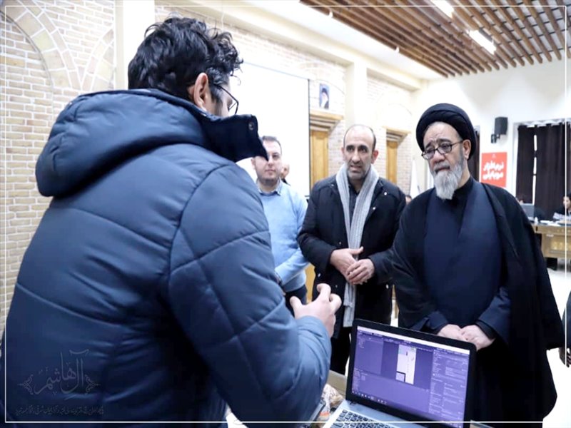 بازدید نماینده ولی فقیه در استان از رویداد ۴۸ ساعته تولید تخصصی فضای مجازی در تبریز