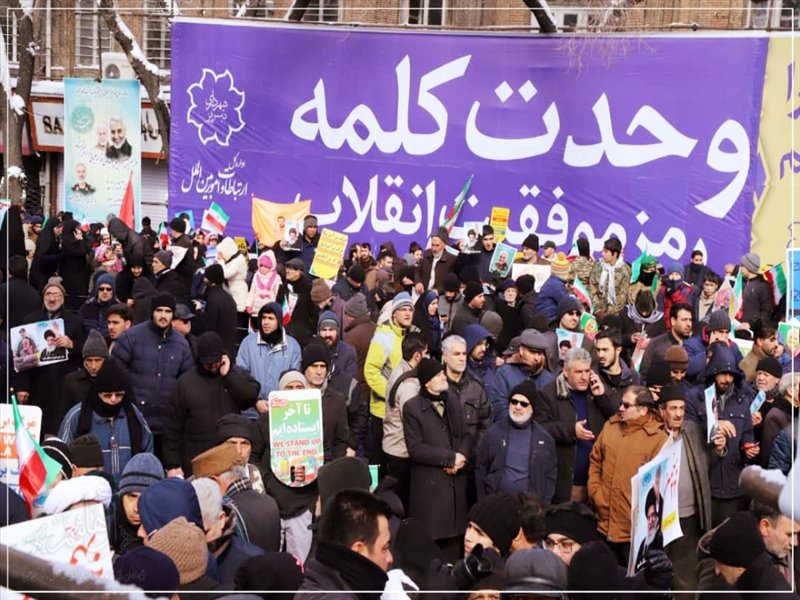 حضور حماسی مردم آذربایجان شرقی در راهپیمایی ۲۲ بهمن ۹۸