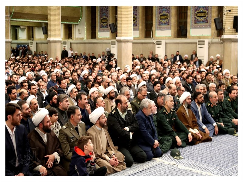 تصاویر دیدار مردم آذربایجان شرقی با رهبر انقلاب