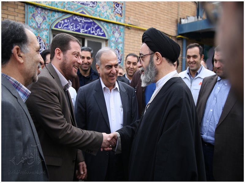 بازدید نماینده ولی فقیه در آذربایجان شرقی از شرکت سایپا آذربایجان