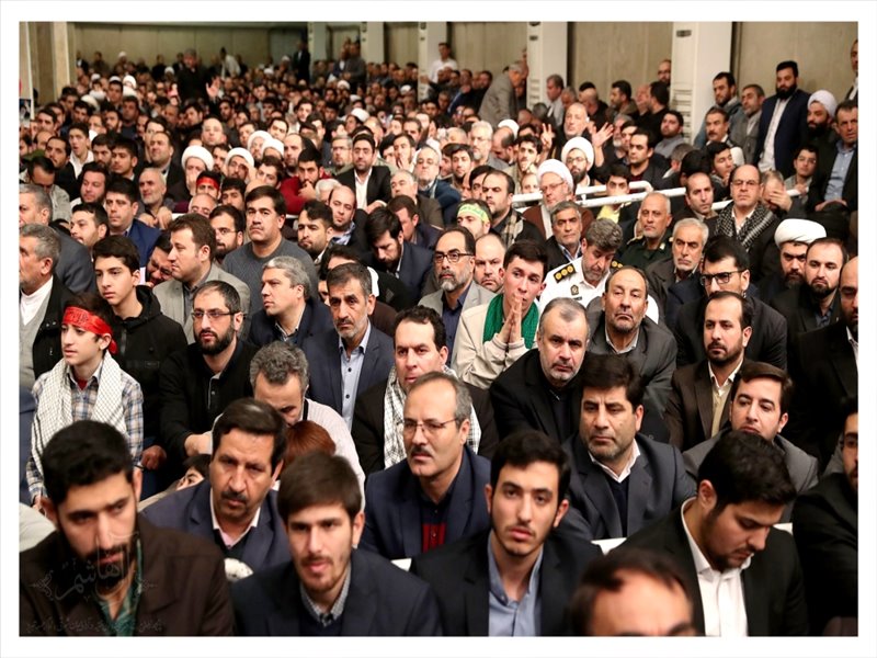 تصاویر دیدار مردم آذربایجان شرقی با رهبر انقلاب
