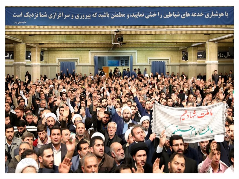 تصاویر دیدار مردم آذربایجان شرقی با رهبر انقلاب