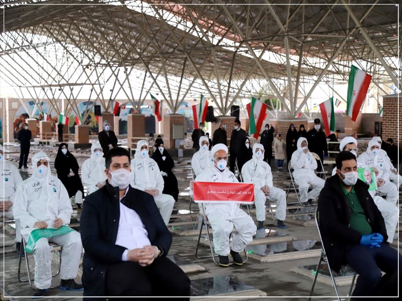 مراسم تجلیل از مدافعان خاموش