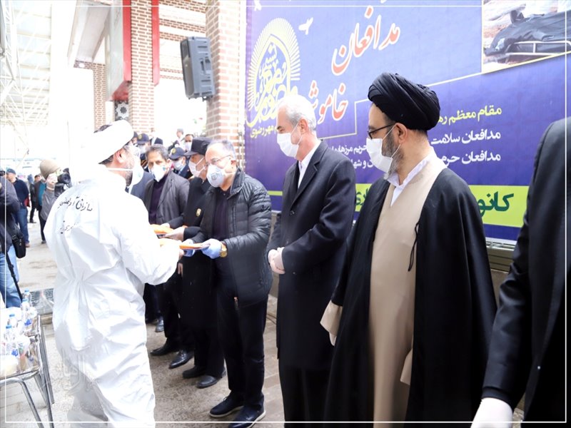 مراسم تجلیل از مدافعان خاموش