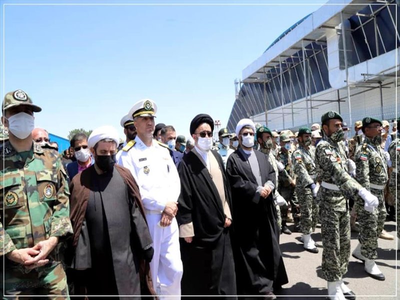 مراسم استقبال از پیکر شهید «عادل قاسم‌زاده» در تبریز