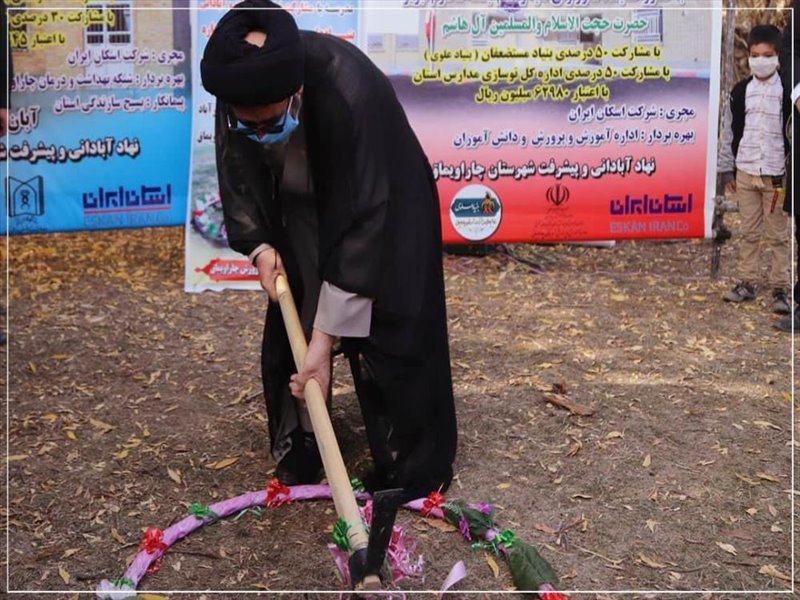 مراسم کلنگ زنی در روستاهای شهرستان چاراویماق