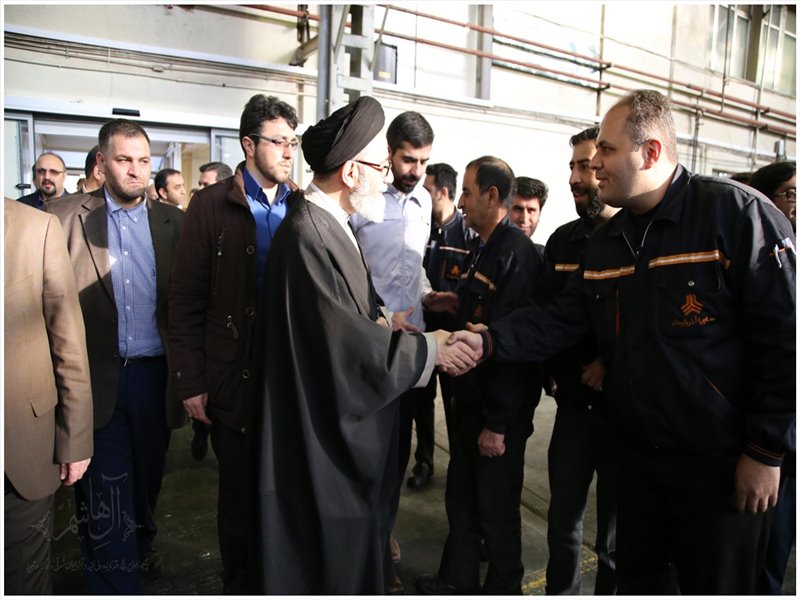 بازدید نماینده ولی فقیه در آذربایجان شرقی از شرکت سایپا آذربایجان
