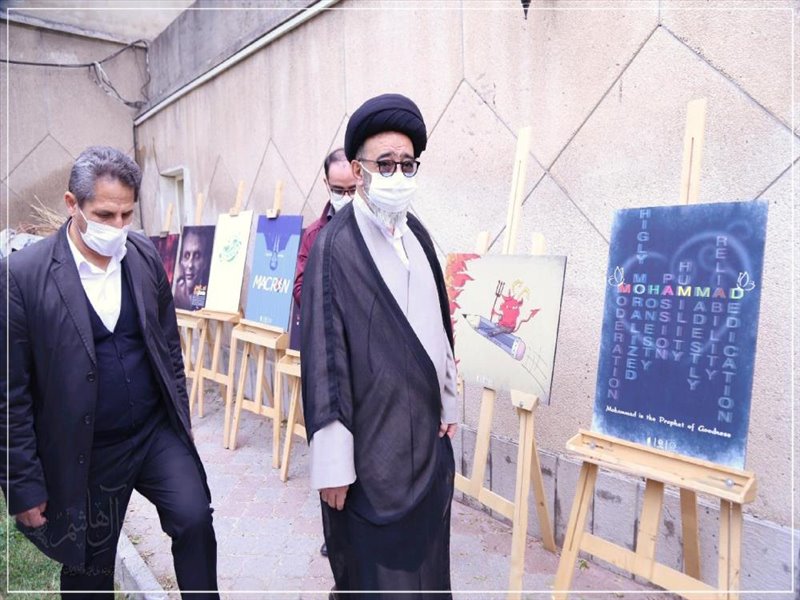 آیین رونمایی از کارگاه طراحی پوستر «رحمه للعالمین» در تبریز