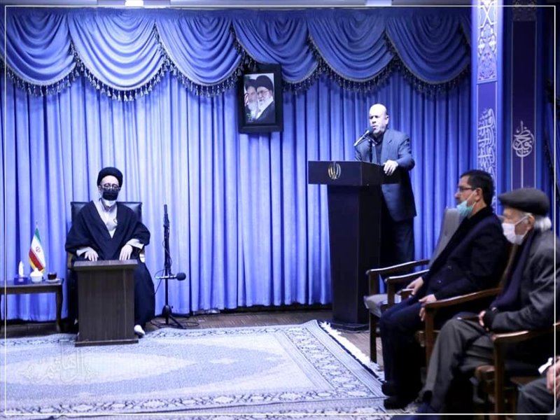 دیدار خیرین هیئت مکتب النبی آذربایجانی های مقیم تهران با نماینده ولی فقیه در استان