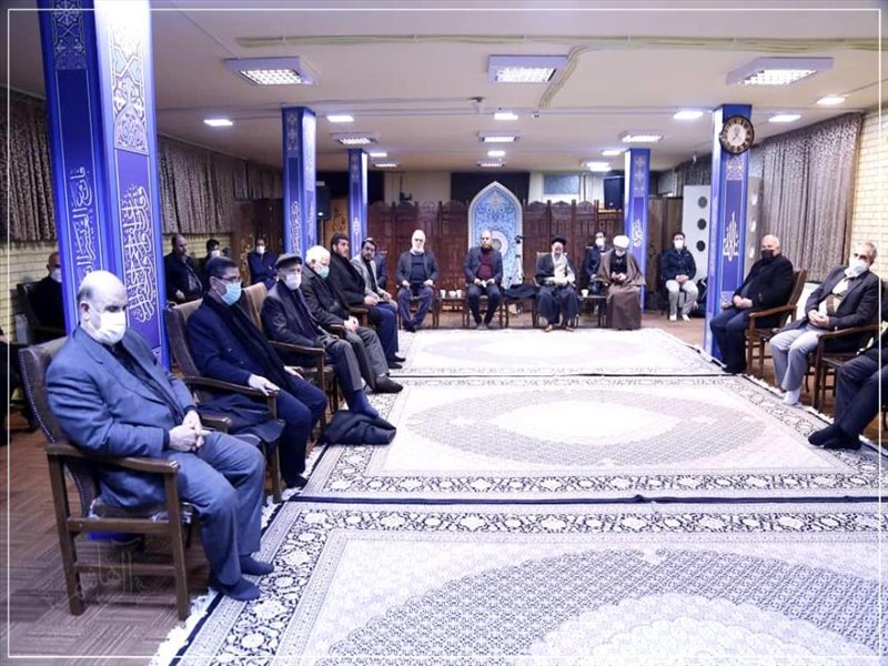 دیدار خیرین هیئت مکتب النبی آذربایجانی های مقیم تهران با نماینده ولی فقیه در استان