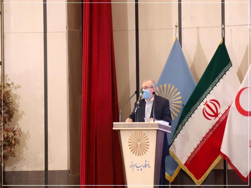 مراسم تجلیل از جهادگران سلامت در دانشگاه پیام نور تبریز