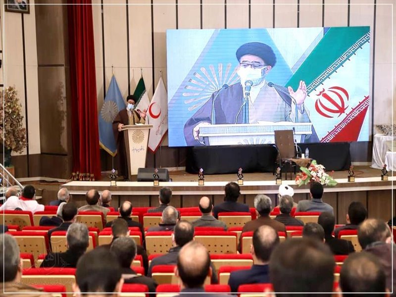 مراسم تجلیل از جهادگران سلامت در دانشگاه پیام نور تبریز