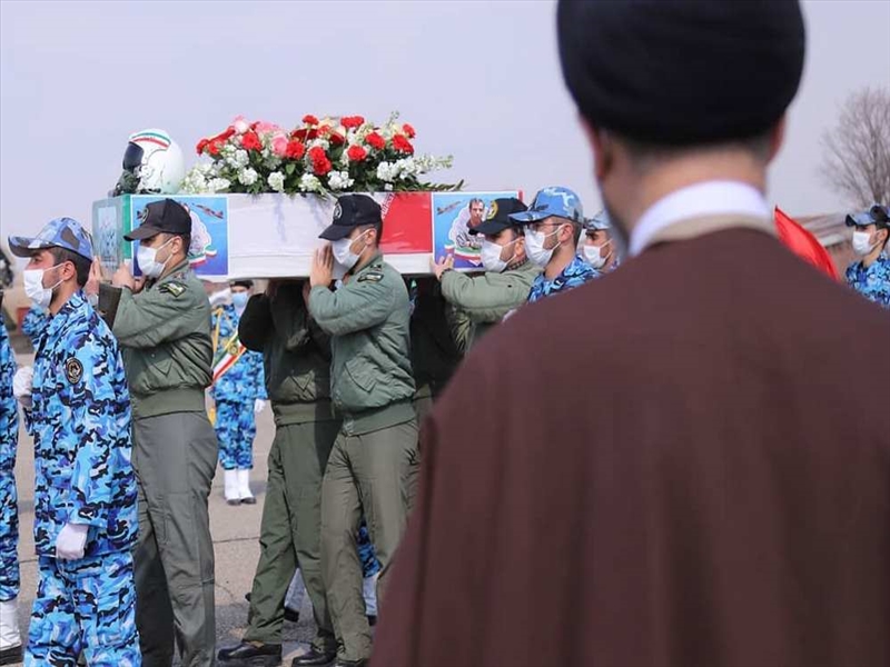 تشییع پیکر خلبان شهید «بیرجند بیک محمدی»