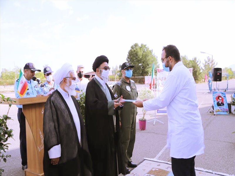 مراسم تجلیل از کادر درمان پایگاه دوم شکاری شهید فکوری تبریز