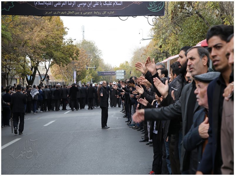 سوگواری شهادت حضرت ثامن الحجج (ع) در تبریز