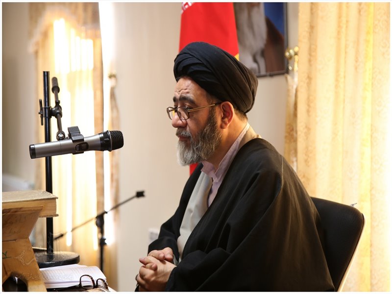 حضور امام جمعه تبریز در حجره های طلاب