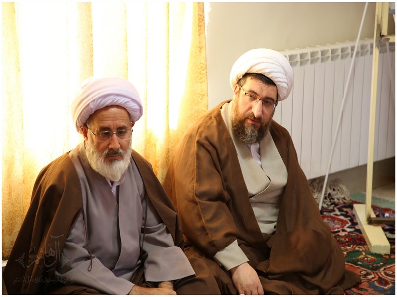 حضور امام جمعه تبریز در حجره های طلاب