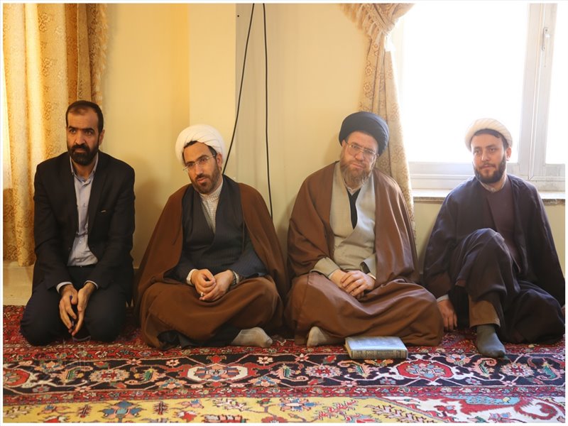 حضور امام جمعه تبریز در حجره های طلاب