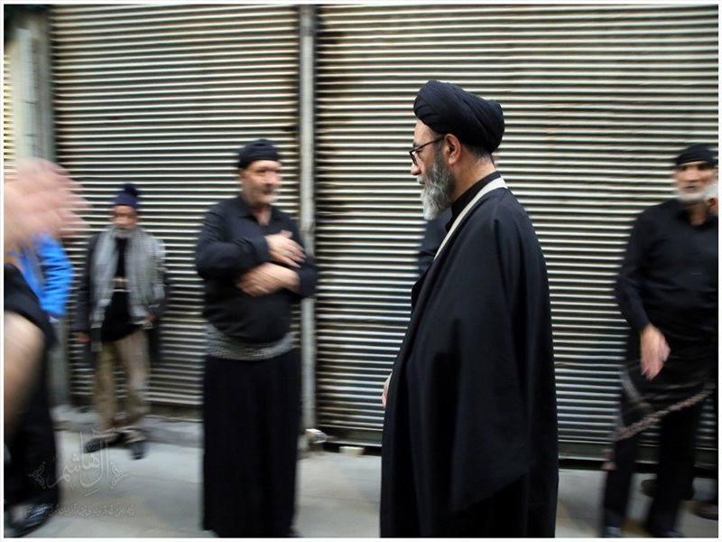 مراسم عزاداری شهادت امام رضا (ع) در بازار تبریز