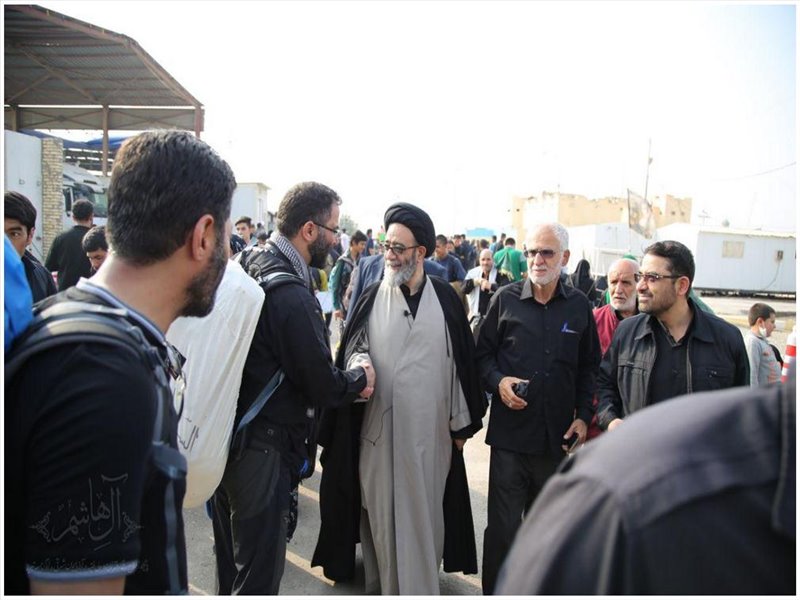 بازدید حجت الاسلام‌ والمسلمین آل هاشم از مرز شلمچه