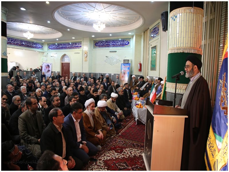 گرامیداشت سالگرد پیروزی انقلاب در مسجد عباسیه صائب
