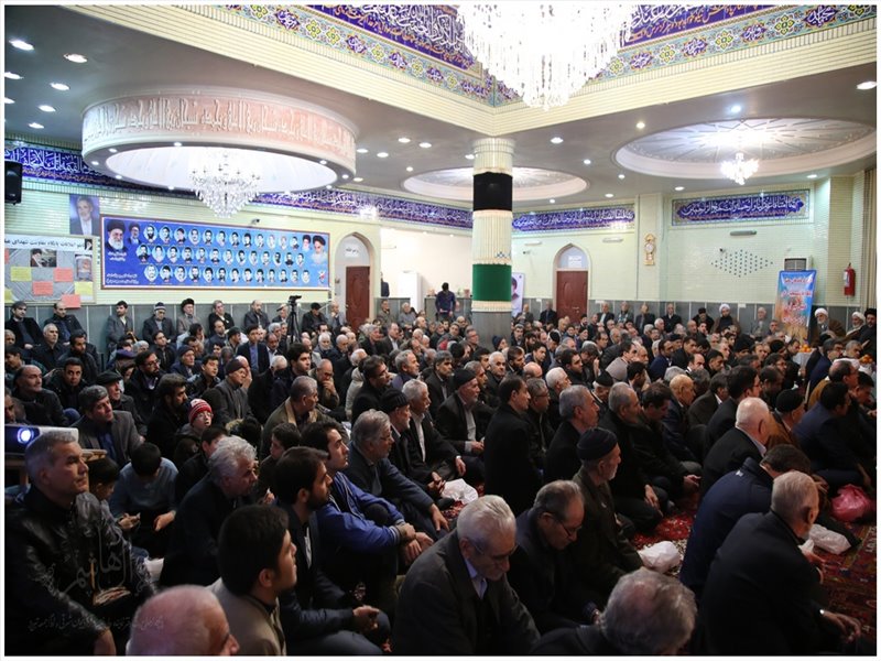 گرامیداشت سالگرد پیروزی انقلاب در مسجد عباسیه صائب