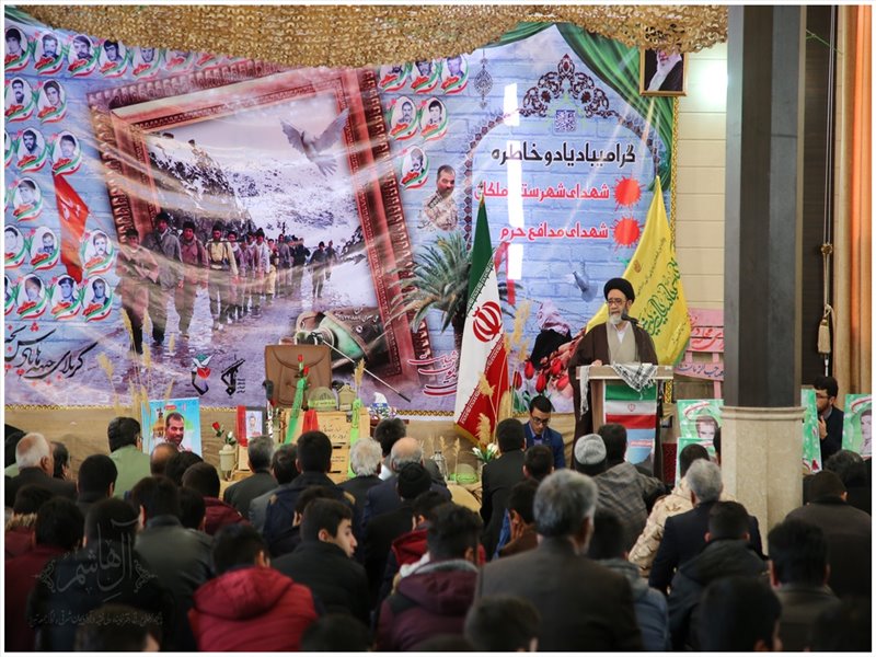 یادواره شهدای شهرستان ملکان با حضور امام جمعه تبریز