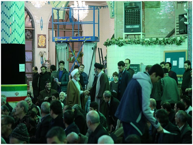 گرامیداشت دهه فجر در مسجد مهدیه تبریز